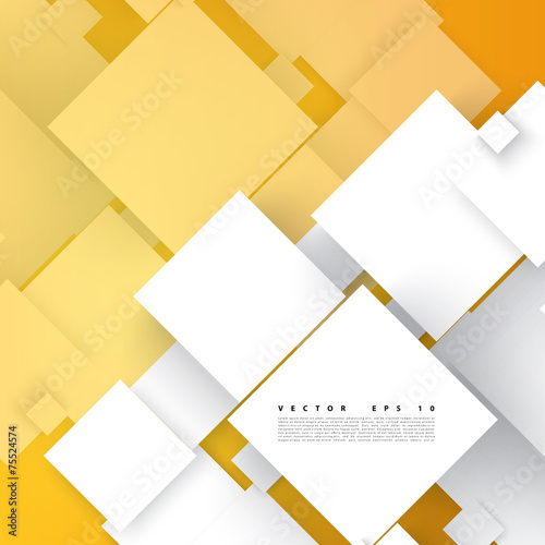 Vector Abstract geometric shape from gray cubes.