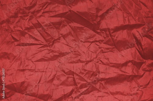 Red Wrinkle nylon sheet texture