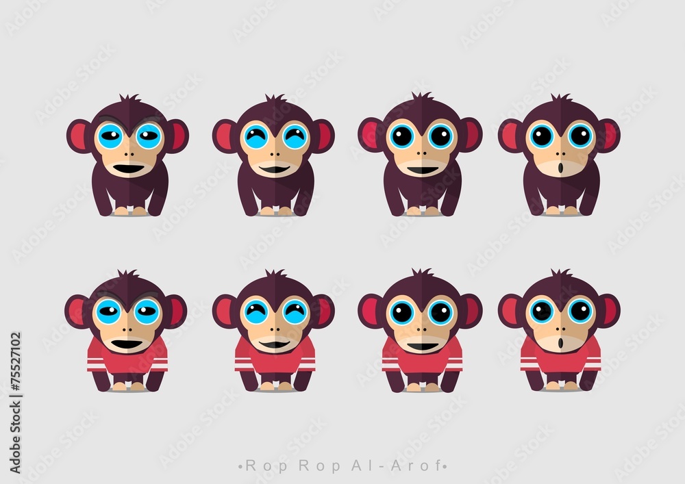 Obraz premium Monkey mascot