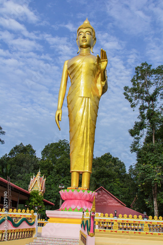 Buddha standing in temple