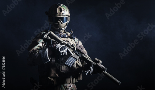 Special forces soldier photo