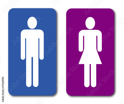 Logo toilettes.