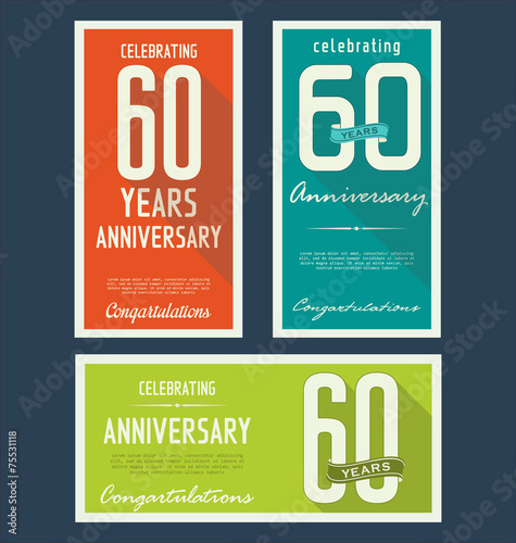 Anniversary label collection, 60 years