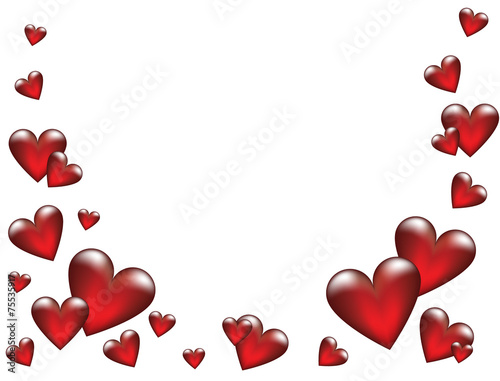 glass hearts