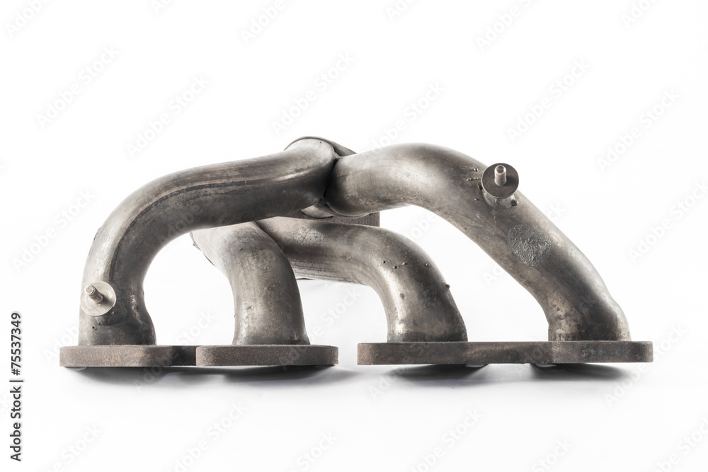 the exhaust pipes of the combustion engine the exhaust pipes of the combustion engine