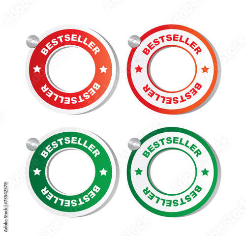 Best seller stickers.