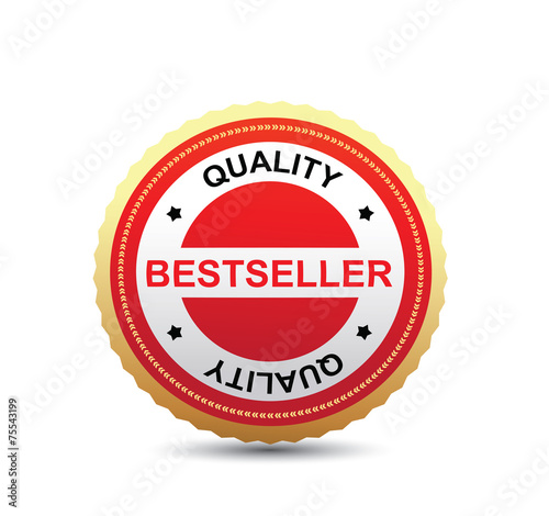 Bestseller label.