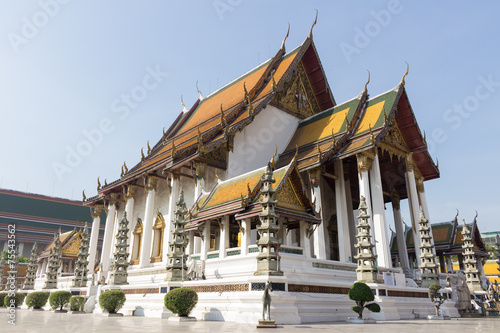 Temple at Wat suthat thepwararam ratcha woramahawiharn