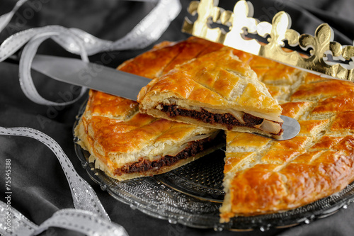 Fotografie galette des rois poire chocolat 5
