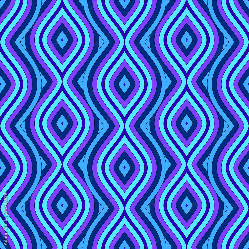 Obraz premium abstract wave seamless background