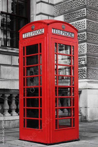 Rote Telefonzelle