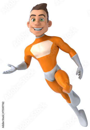 Obraz na płótnie Fun superhero