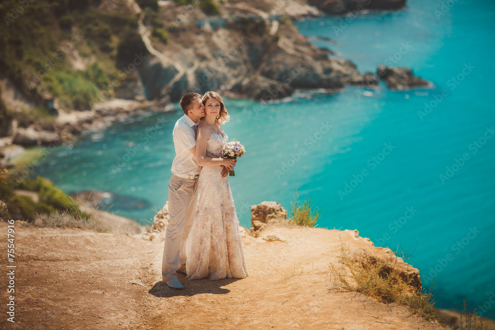 Wedding bride groom outdoors marriage day Wedding bride groom outdoors marriage day