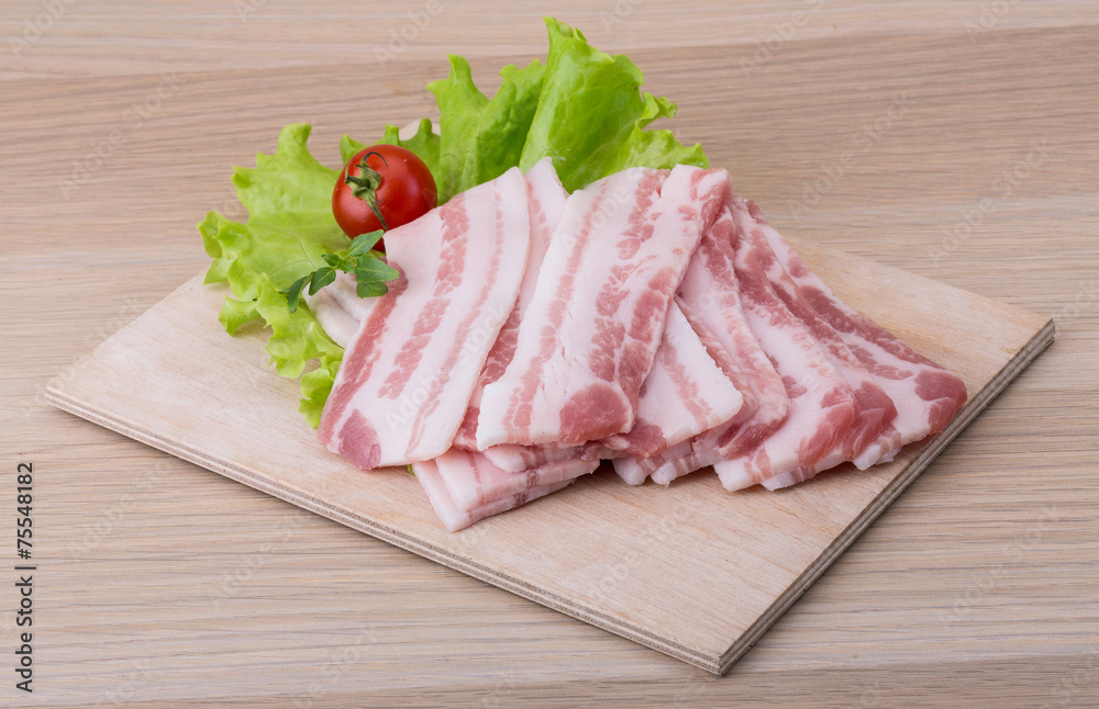 Sliced bacon