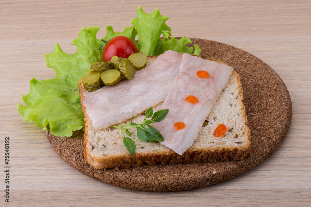 Sandwich with bacon Sandwich with bacon