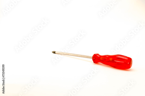 Screwdriver isolated on white background.
