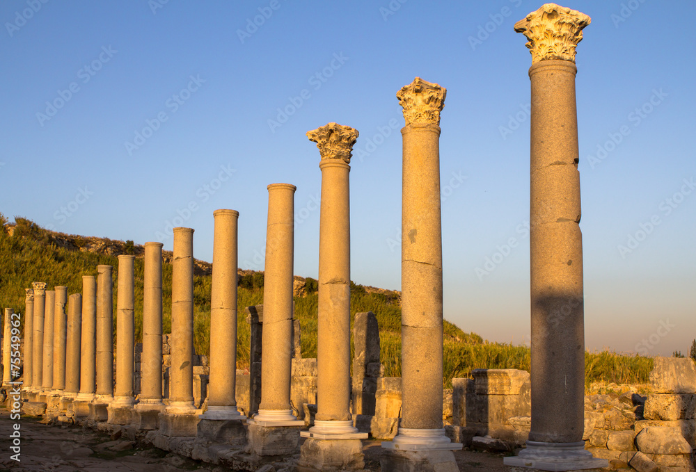Fototapeta premium Ancient city Perge, Turkey