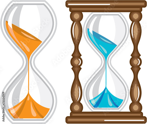 Sand Clock vector