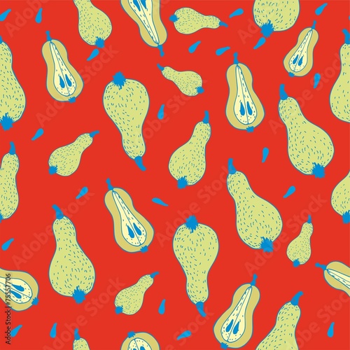 pears seamless pattern