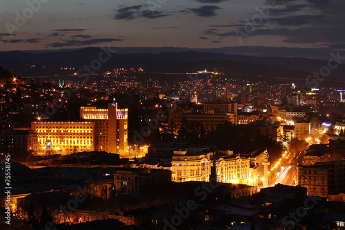 View of Night Tbilisi, Georgia