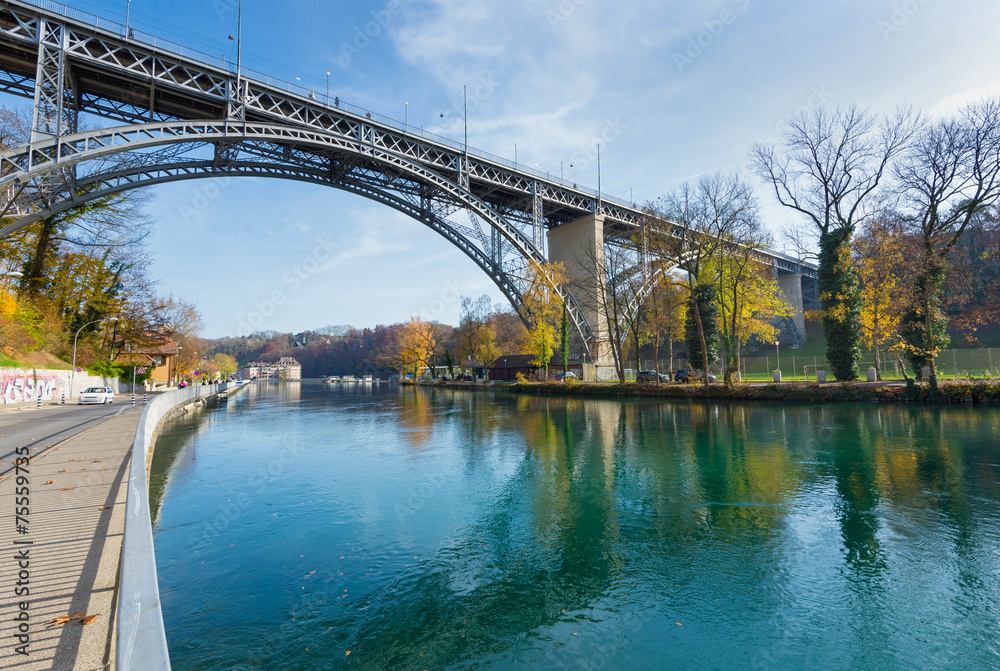 Fototapeta premium Kirchenfeldbrücke Bern
