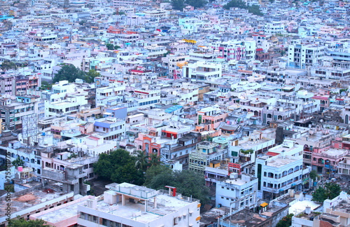 Aerial view of Vijayawada city © SNEHIT PHOTO