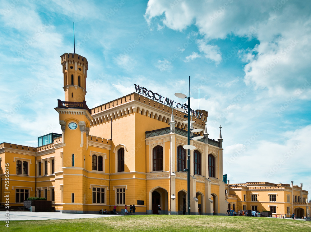 Fototapeta premium Wroclaw railway station