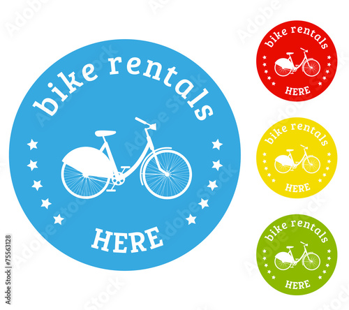 Bike rental icon