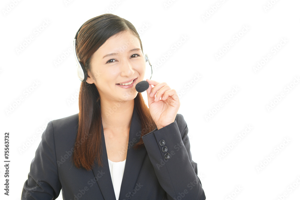 笑顔のオペレーター 笑顔のオペレーター