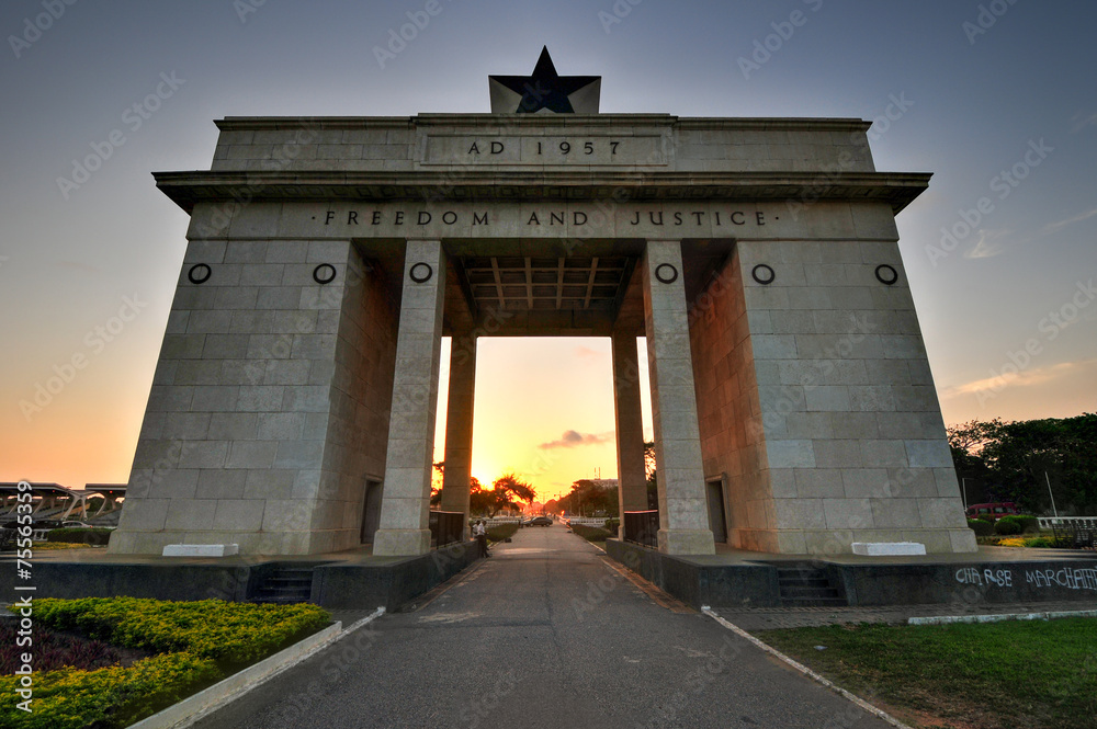 Fototapeta premium Independence Arch, Accra, Ghana