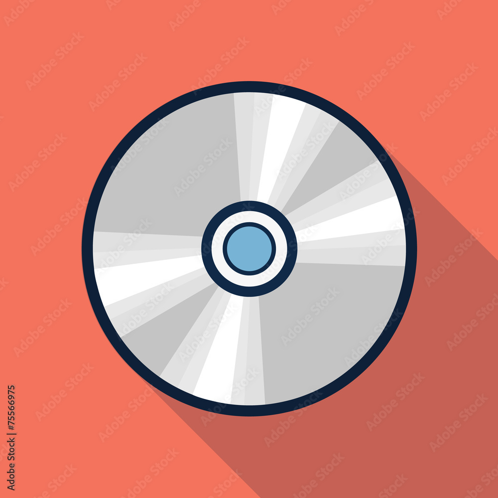 Vector cd icon Vector cd icon