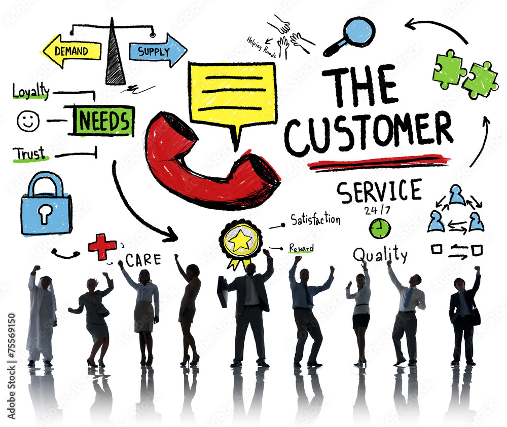The Customer Service Target Market Support Assistance Concept The Customer Service Target Market Support Assistance Concept