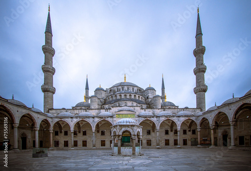 Blue mosque courtyard, Istanbul