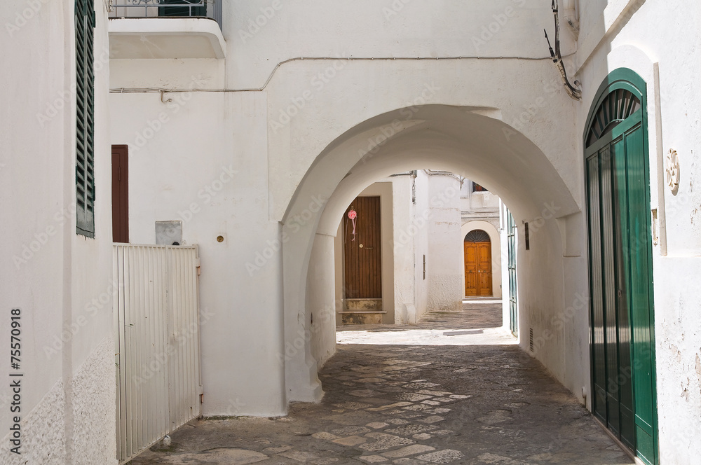 Obraz premium Alleyway. Fasano. Puglia. Italy.