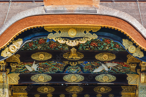 Front gate of Ninomaru Palace at Nijo Castle in Kyoto photo