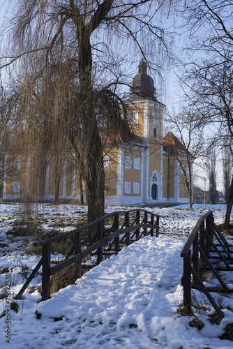 bridge and lukavec old town photo