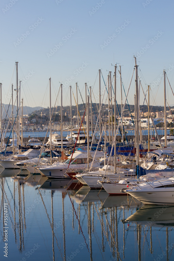 Hafen von Cannes - Segelboote