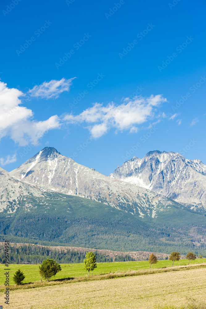 Krivan Mountain and Western part of High Tatras, Slovakia
