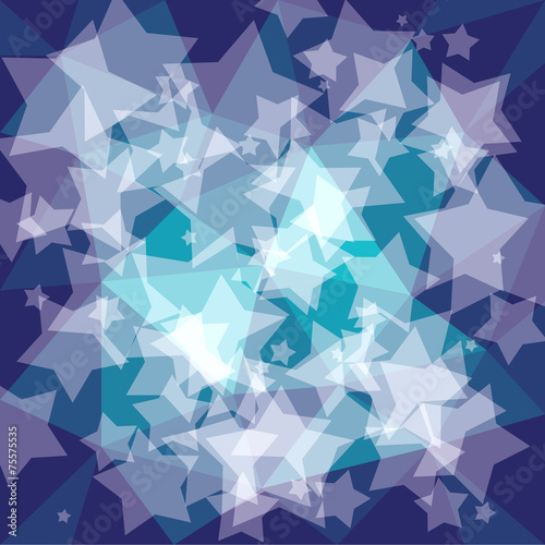 background with stars - vector illustration