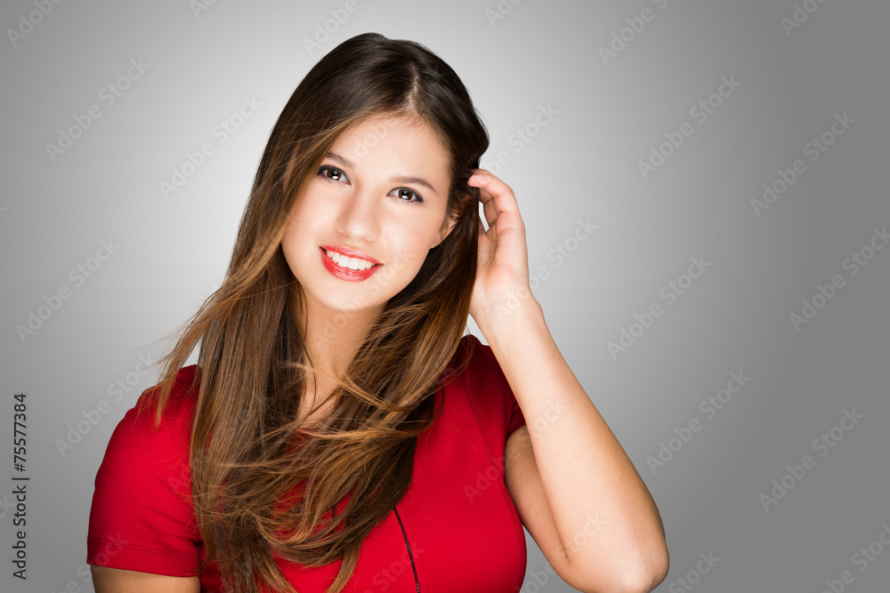 Smiling woman portrait Smiling woman portrait