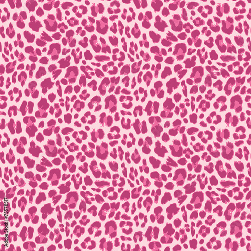Leopard seamless pattern design, vector illustration