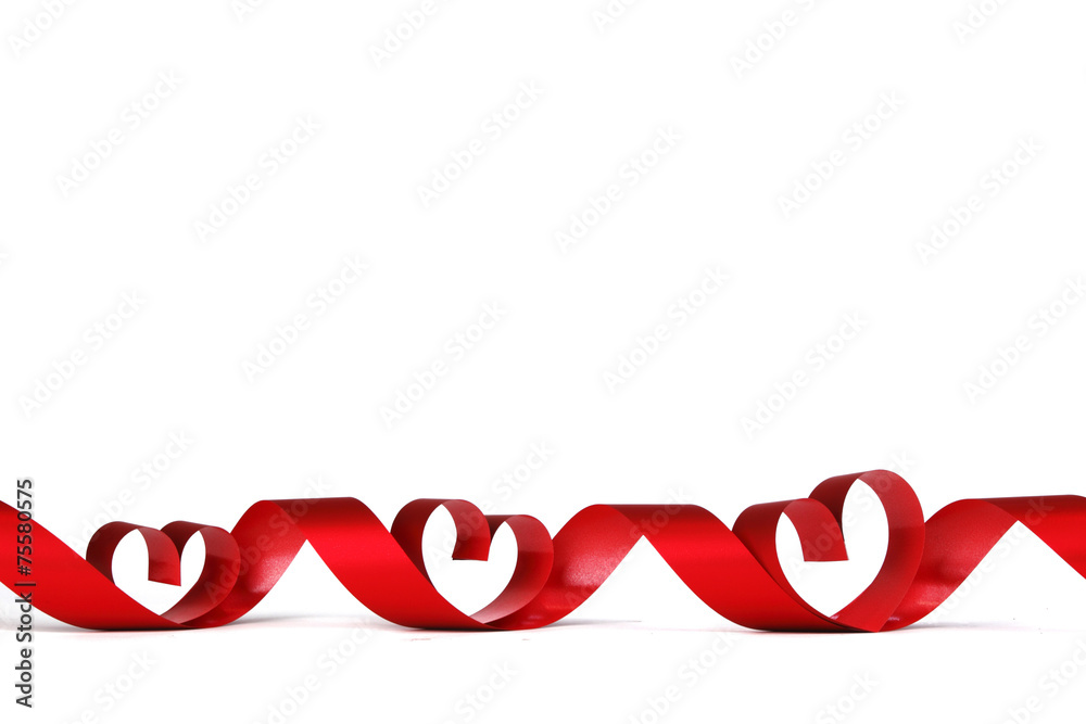 Ribbon hearts frame Ribbon hearts frame