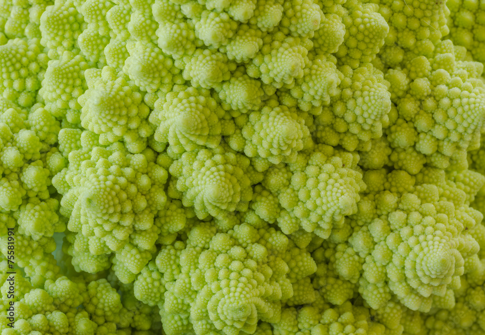 Pattern and texture from fresh cauliflower Pattern and texture from fresh cauliflower