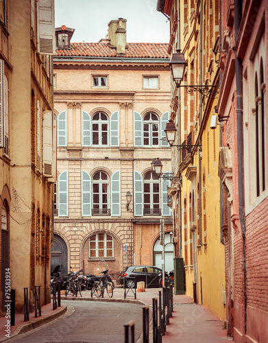 street with old buildings in Toulouse