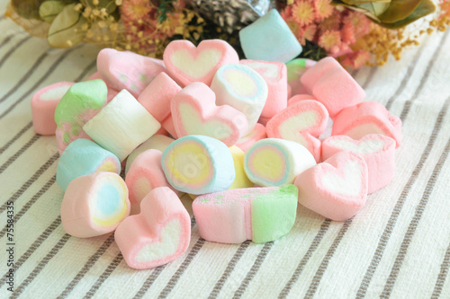 colorful marshmallow