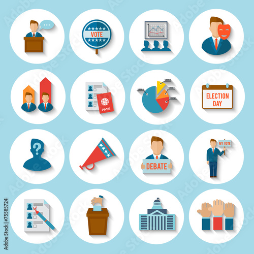 Election Icon Flat