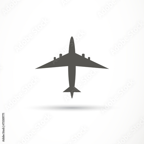 Vector Illustration of a Airplane Icon