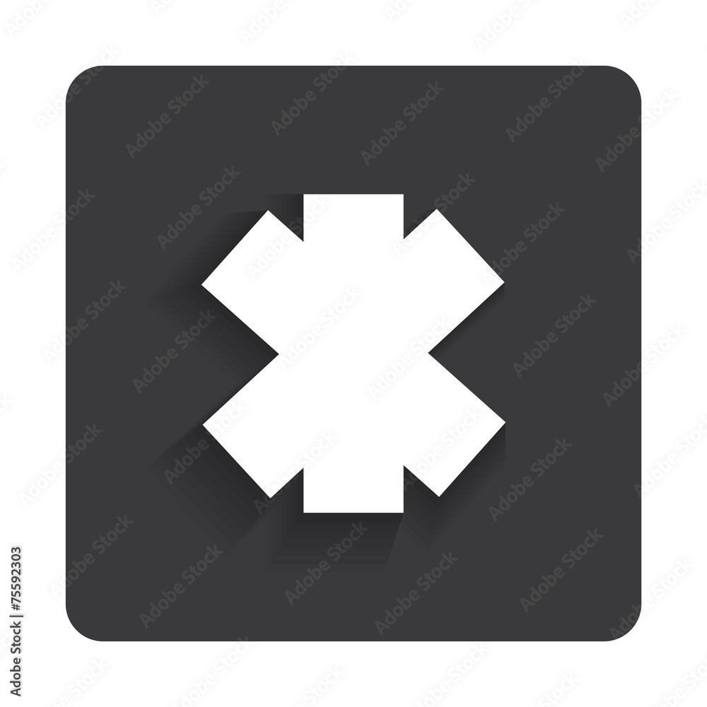 Vector glossy medical web icon design element. Vector glossy medical web icon design element.