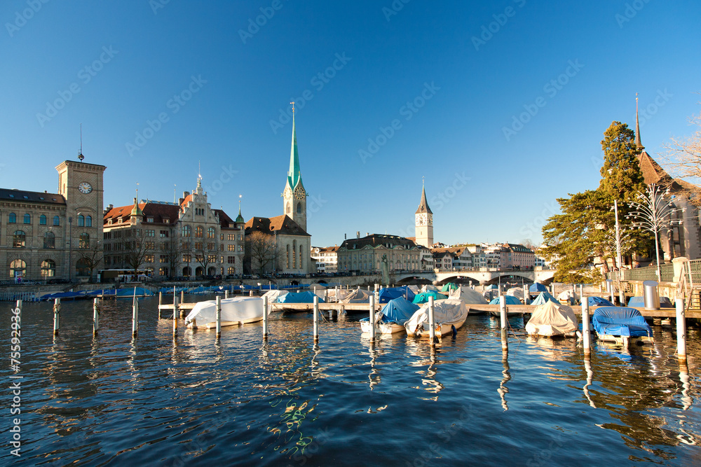 Fototapeta premium Zürich, Schweiz