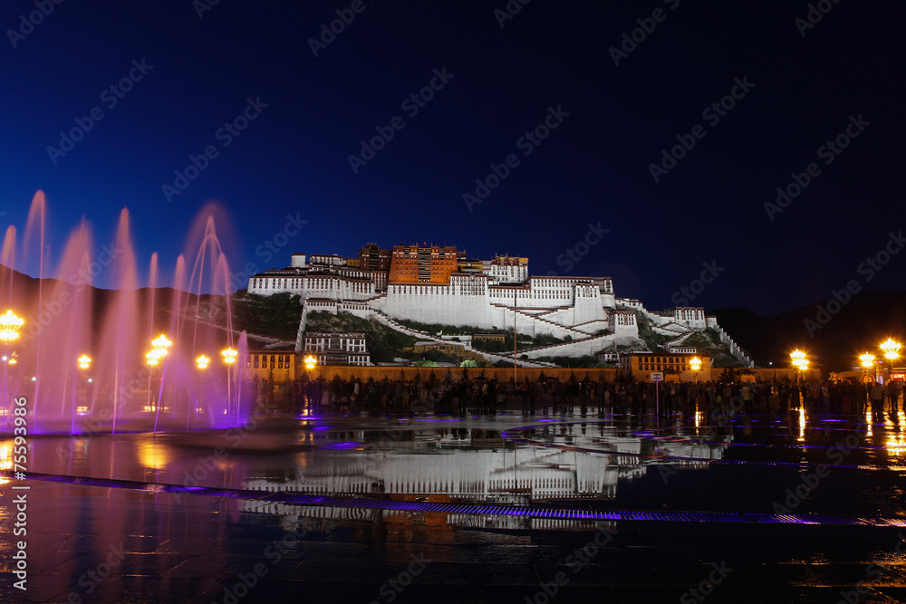 Palata Palace at tibet of china